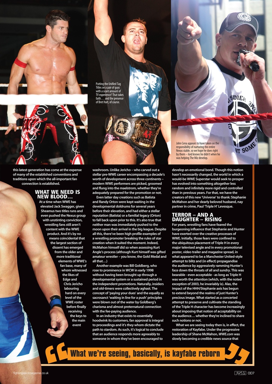 Wrestletalk Magazine Preview Pages