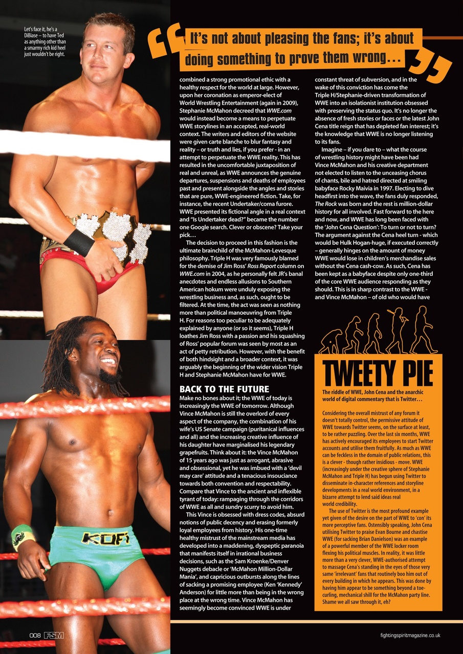 Wrestletalk Magazine Preview Pages