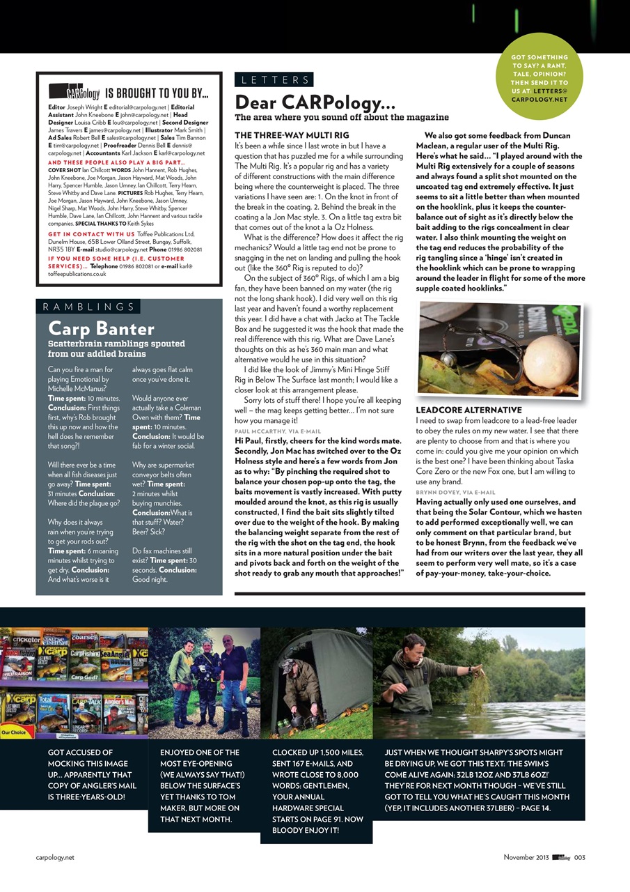 CARPology Magazine Preview Pages