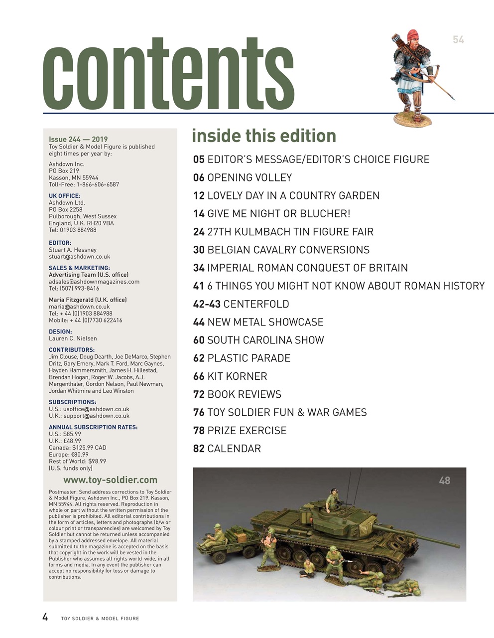 Toy Soldier & Model Figure Preview Pages