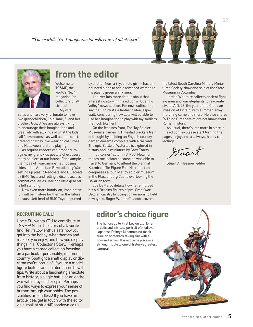 Toy Soldier & Model Figure Preview Pages