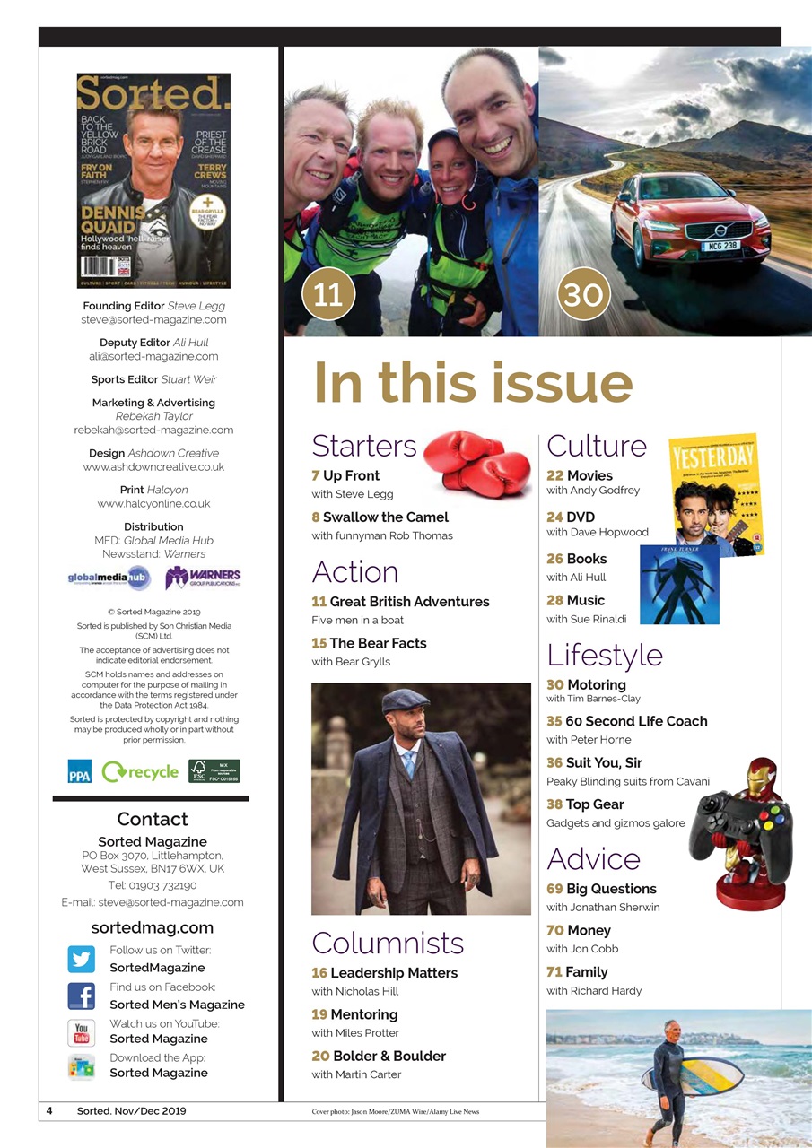 Sorted Magazine – The men's mag with morals Preview Pages