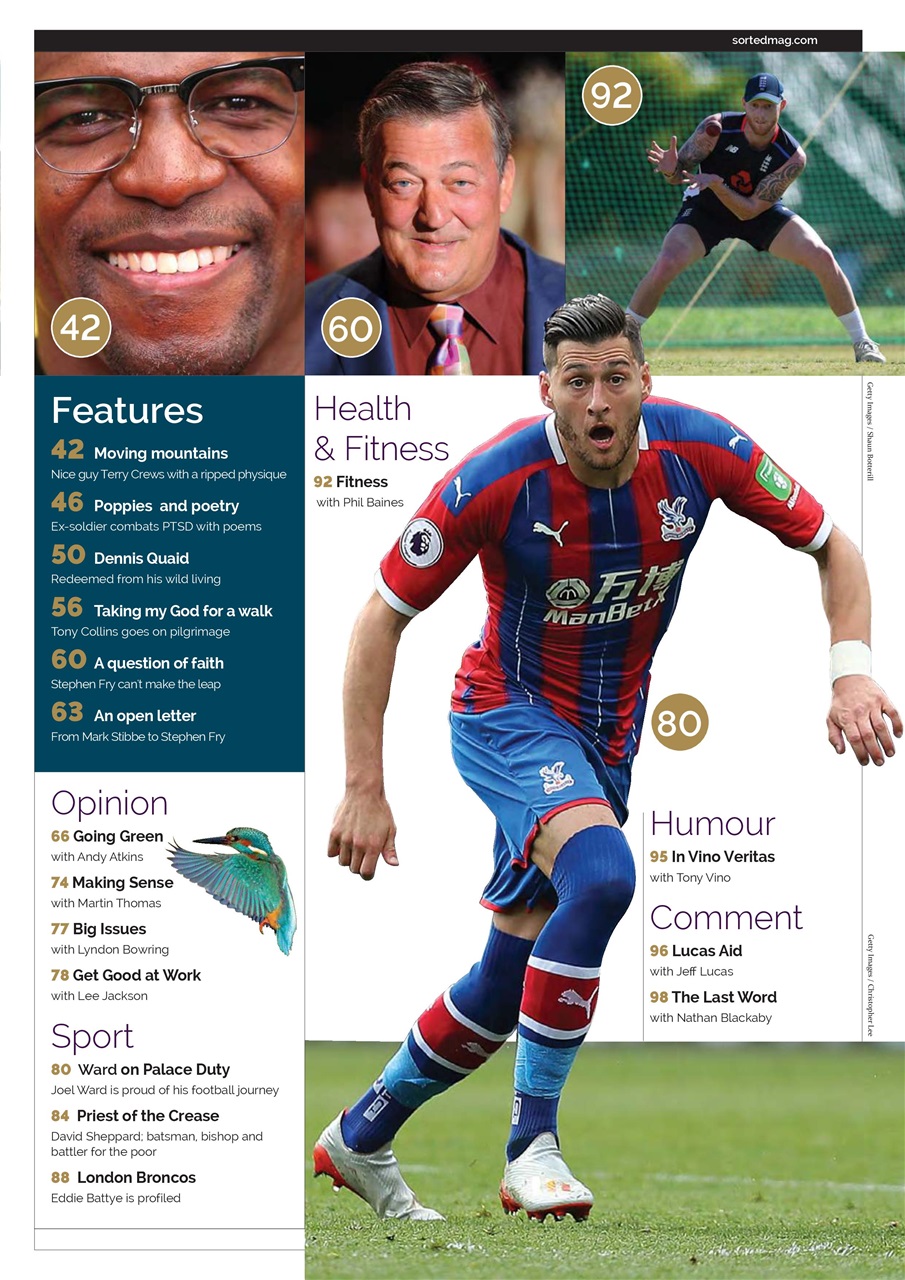 Sorted Magazine – The men's mag with morals Preview Pages