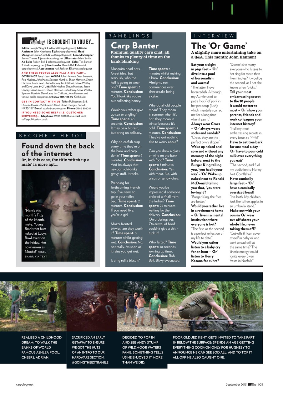 CARPology Magazine Preview Pages