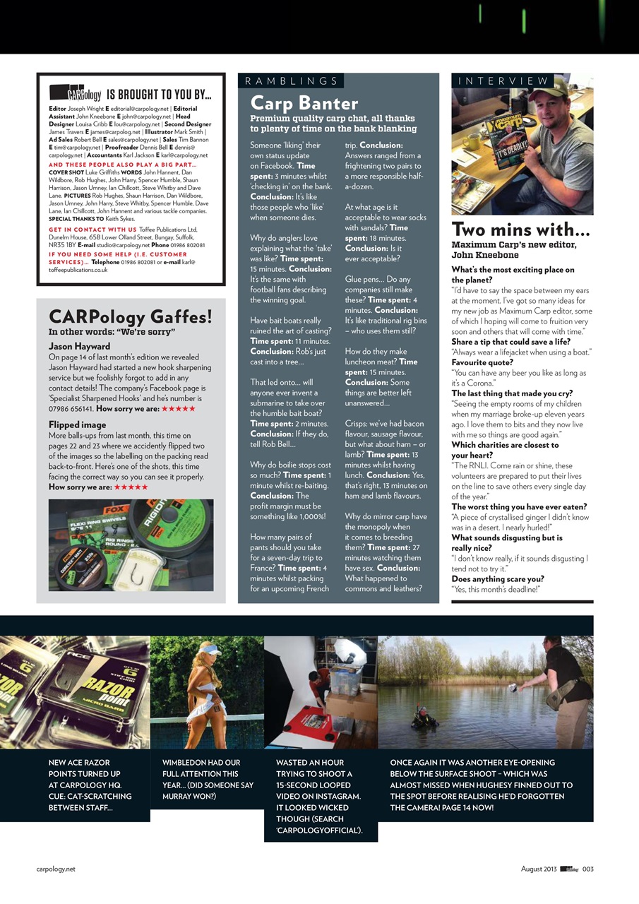CARPology Magazine Preview Pages