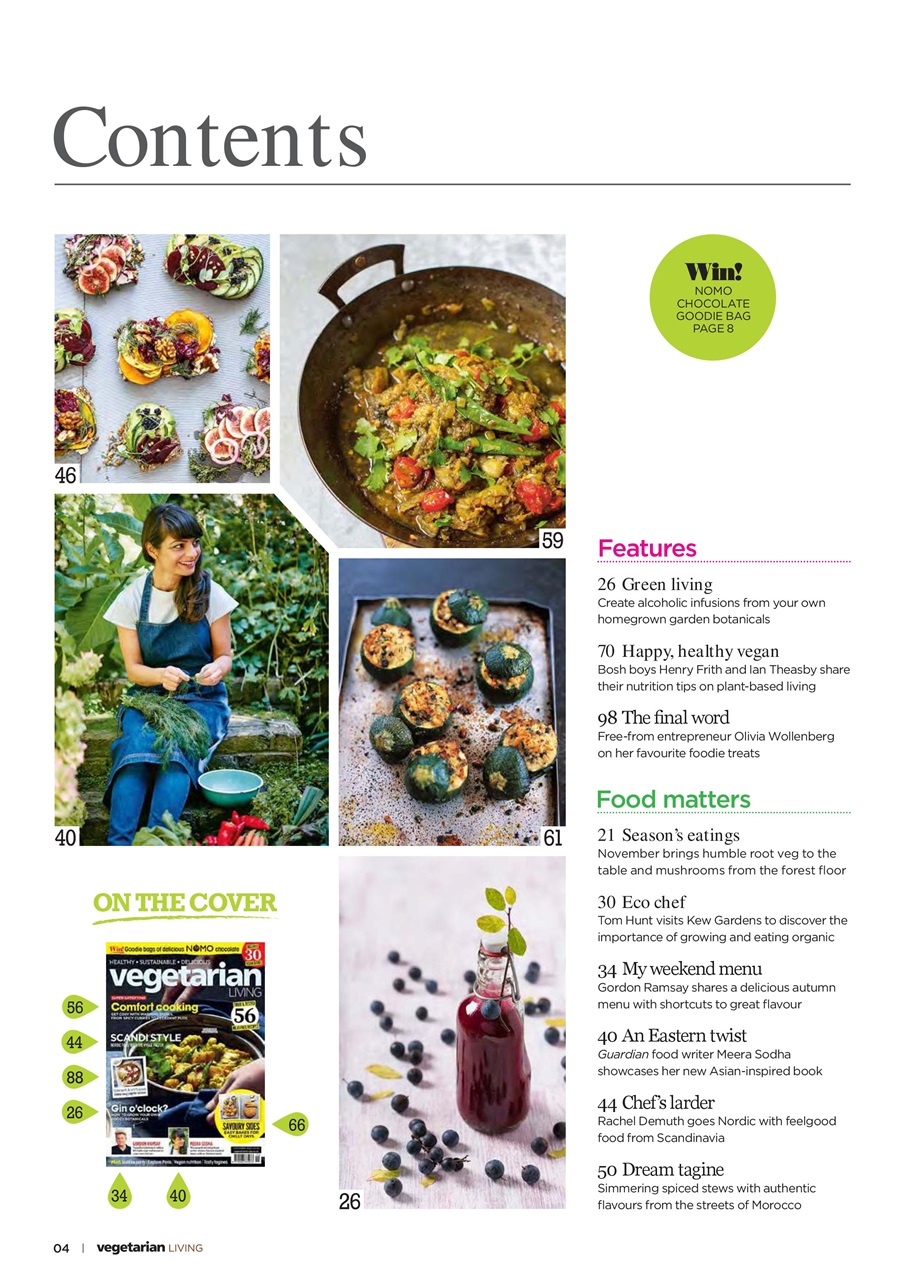 Vegetarian Living Preview Pages