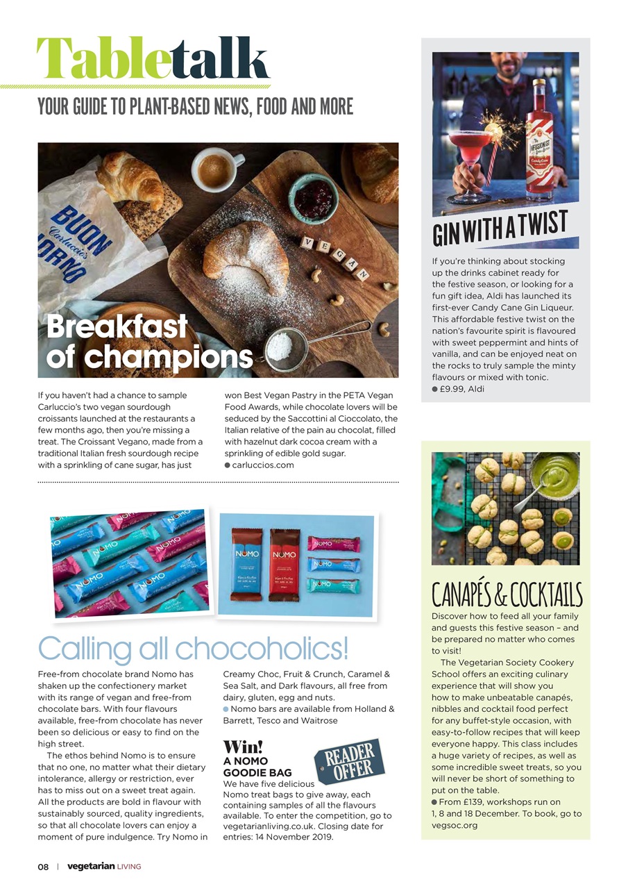 Vegetarian Living Preview Pages