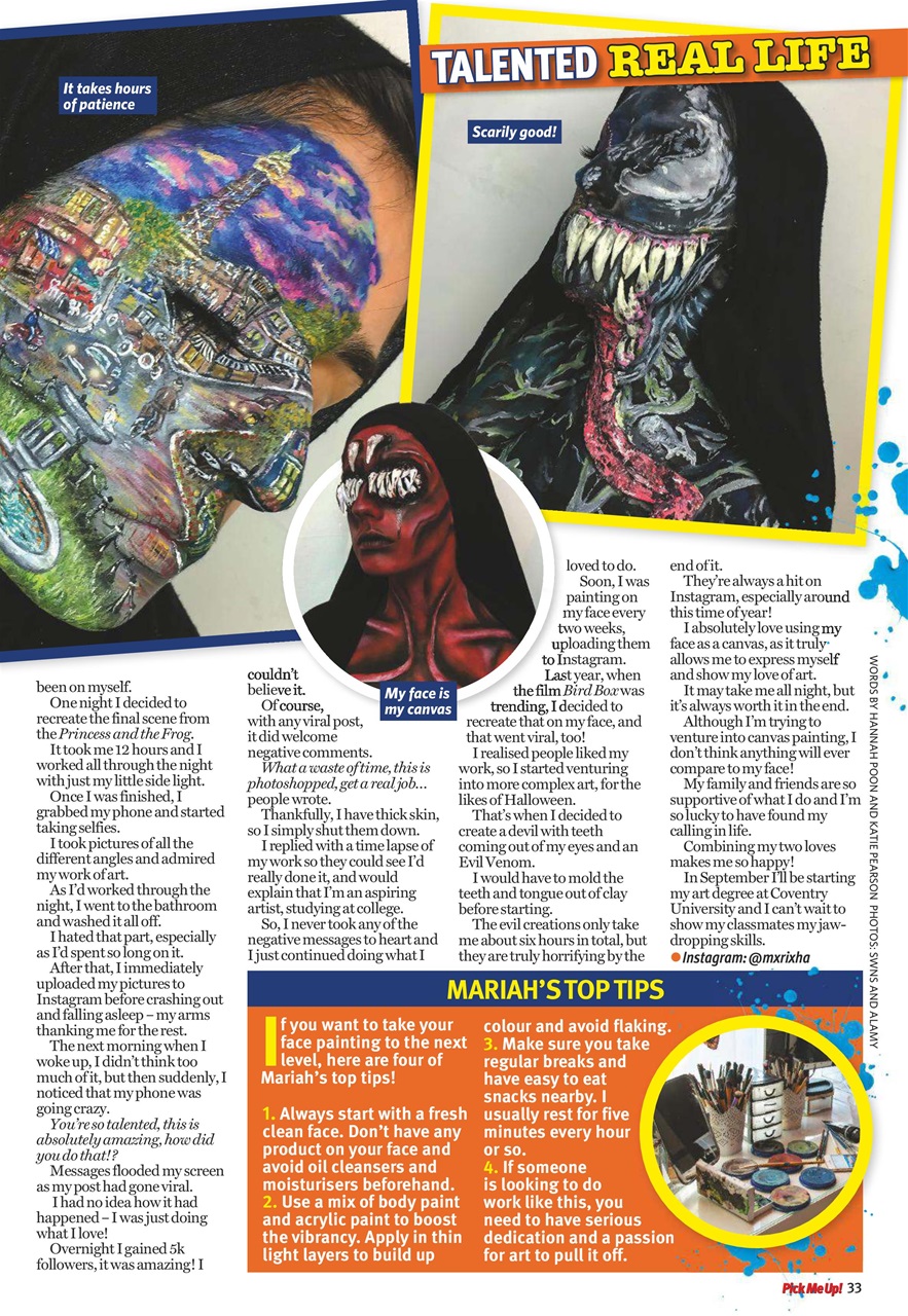 Pick Me Up Preview Pages