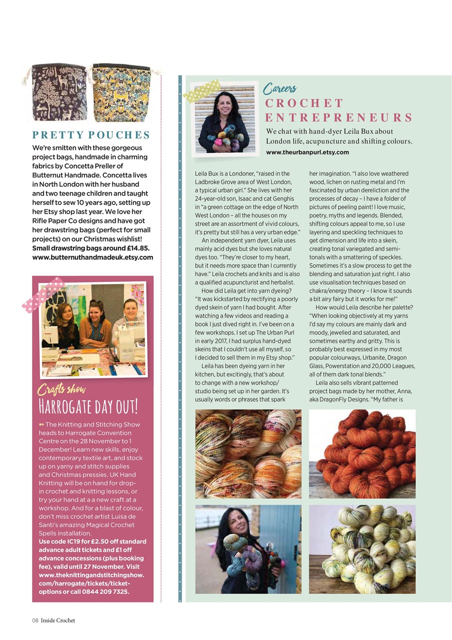 Inside Crochet Preview Pages