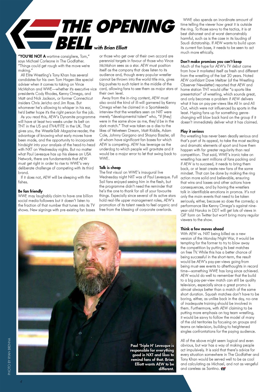 Wrestletalk Magazine Preview Pages