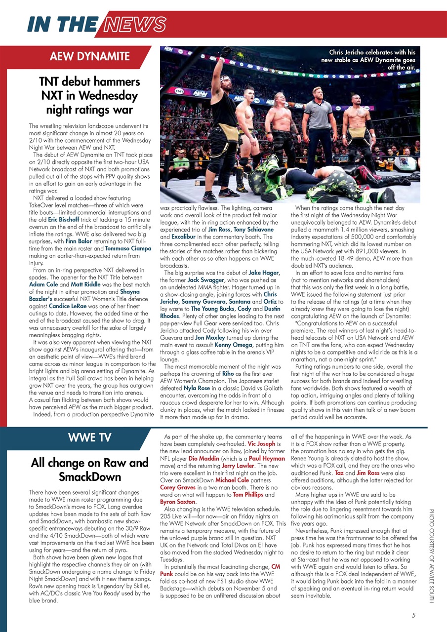 Wrestletalk Magazine Preview Pages