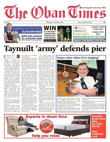 The Oban Times & Lochaber Times issue 17th October 2019