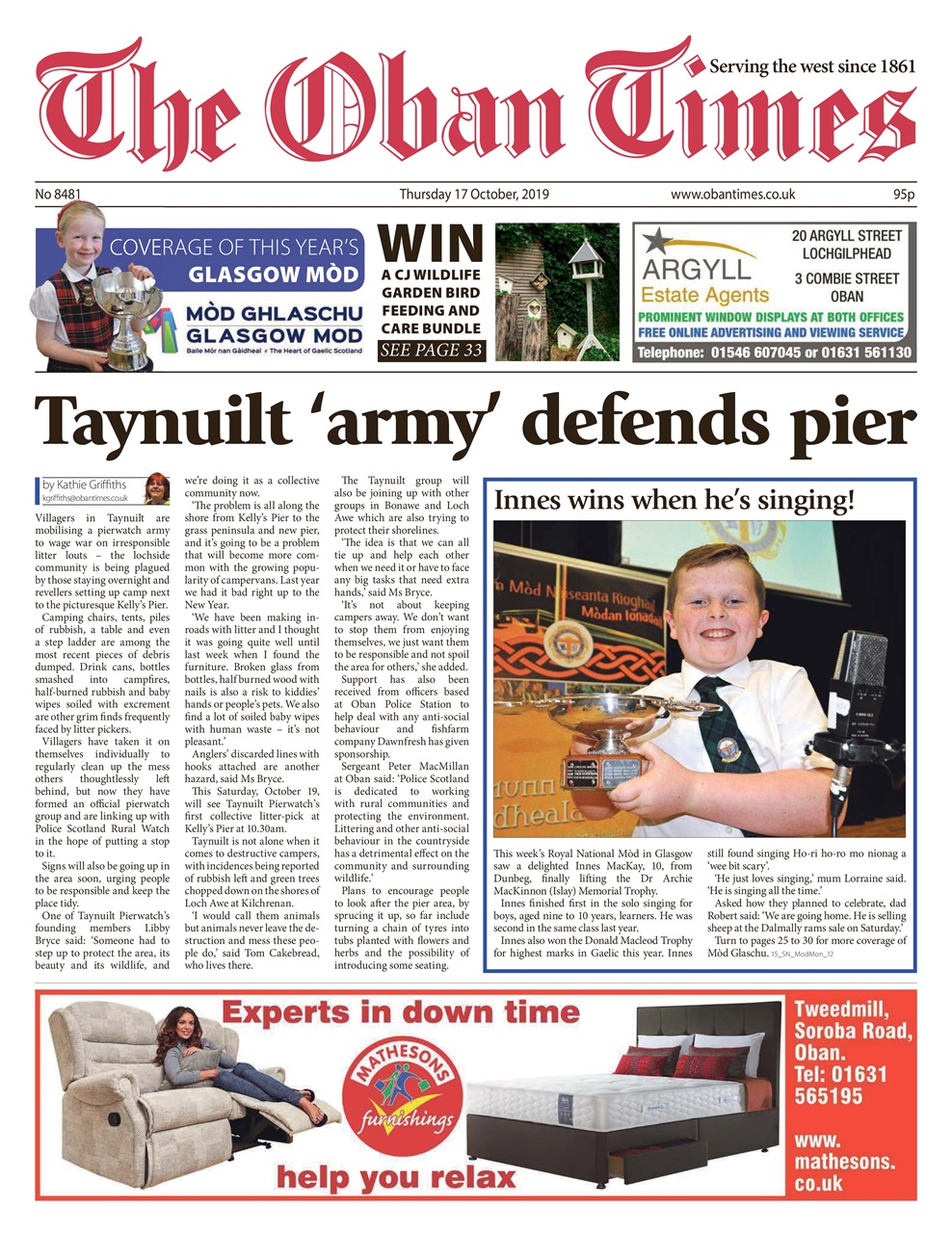 The Oban Times & Lochaber Times Preview Pages