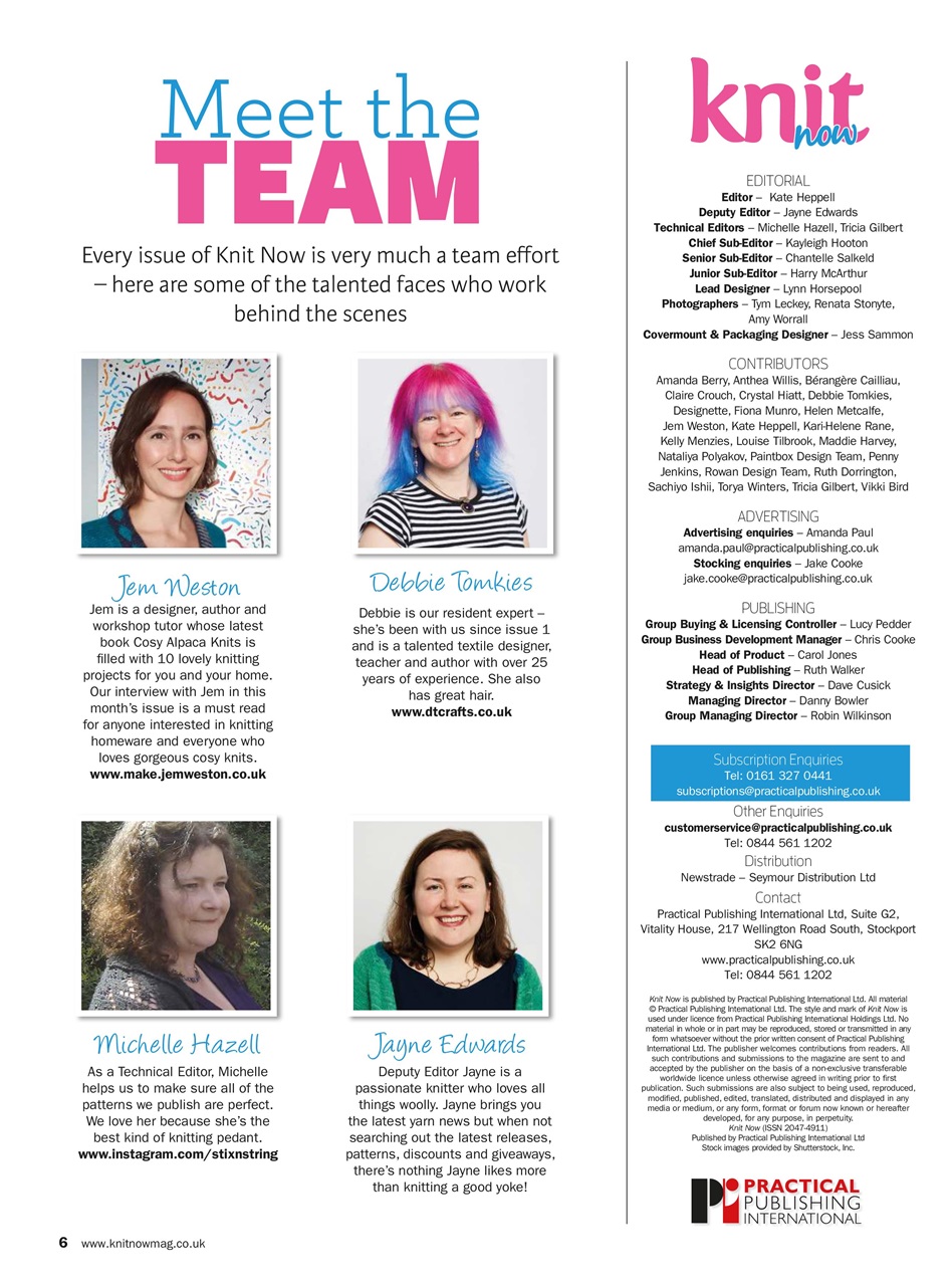 Knit Now Preview Pages