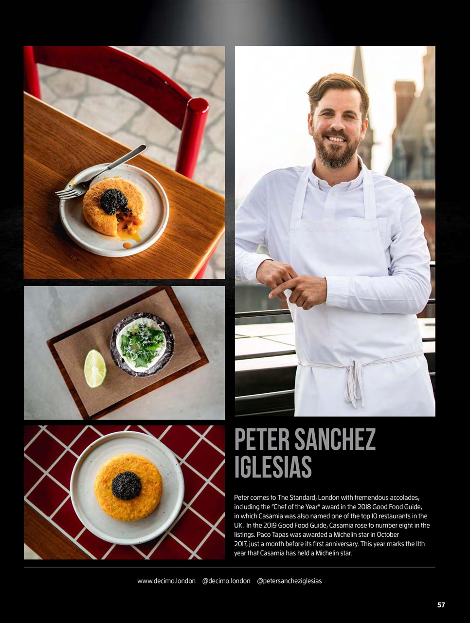 Chef & Restaurant Magazine Preview Pages