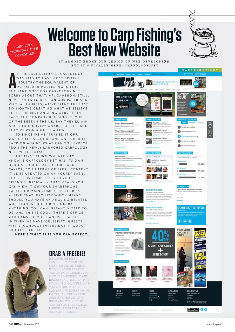 CARPology Magazine Preview Pages