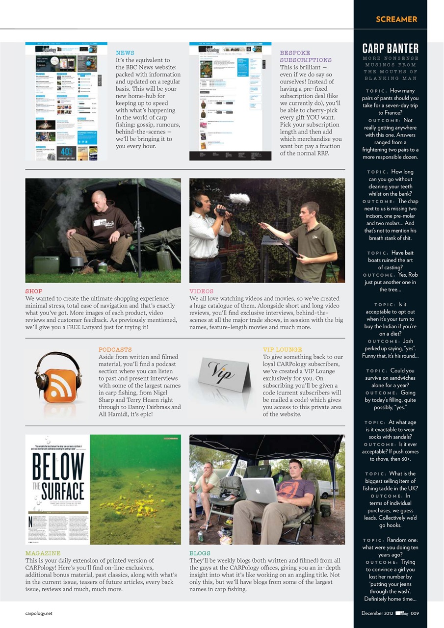 CARPology Magazine Preview Pages