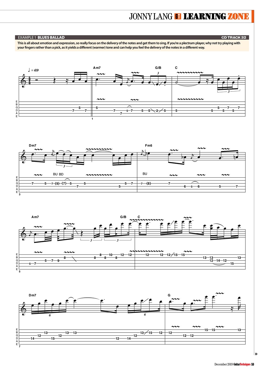 Guitar Techniques Preview Pages