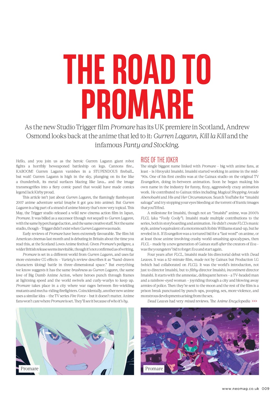 NEO Magazine Preview Pages