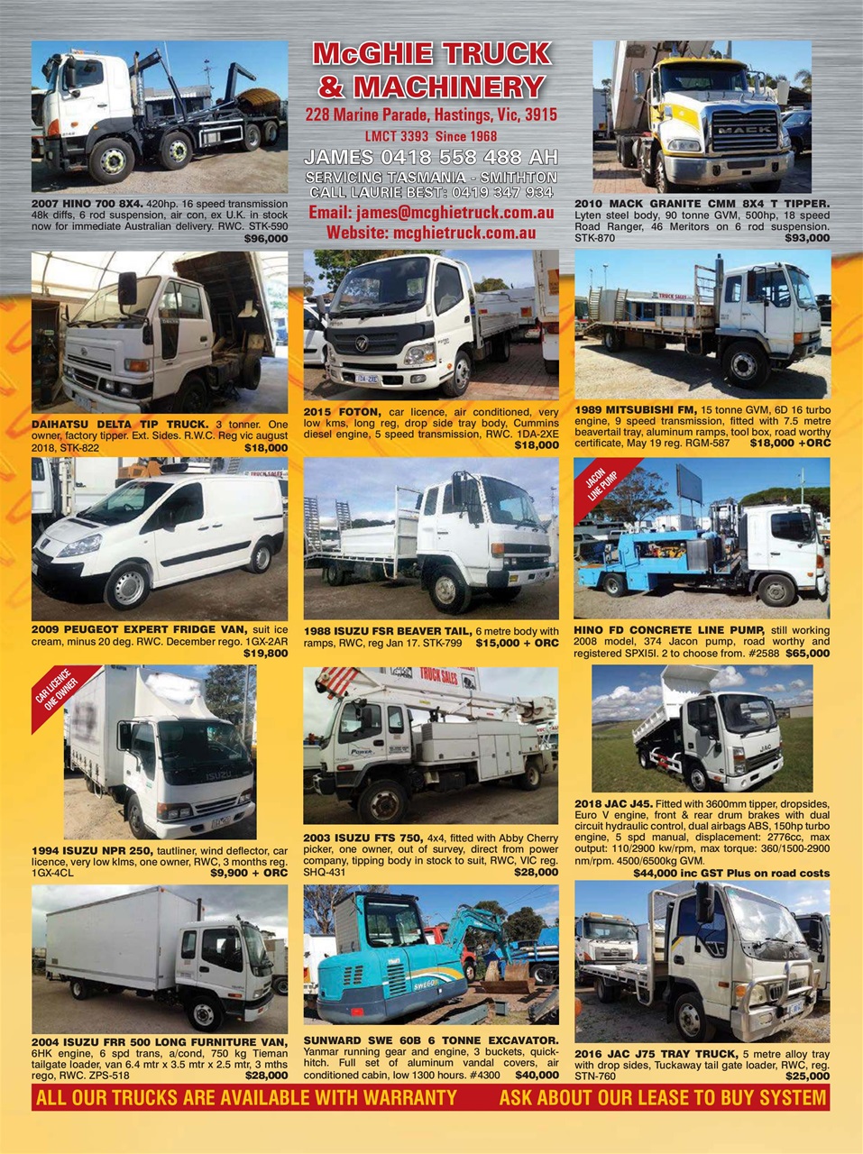 JUST TRUCKS Preview Pages