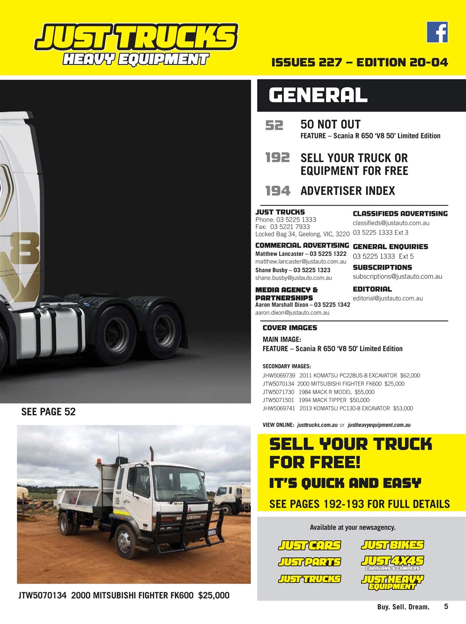 JUST TRUCKS Preview Pages