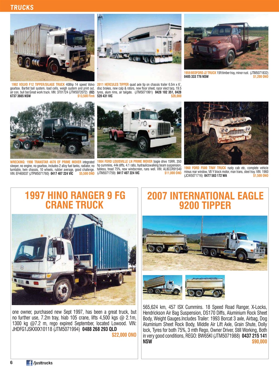 JUST TRUCKS Preview Pages