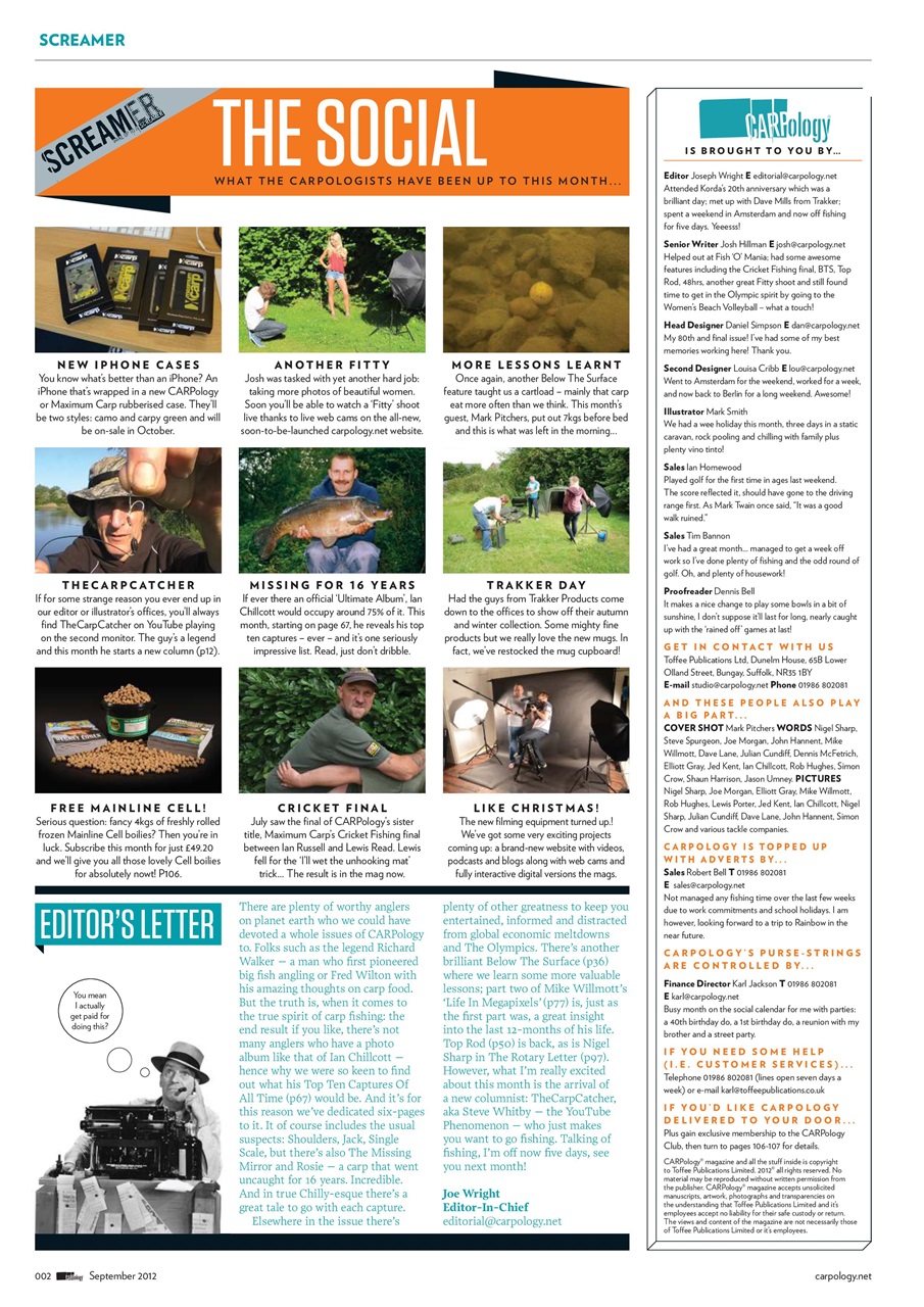 CARPology Magazine Preview Pages