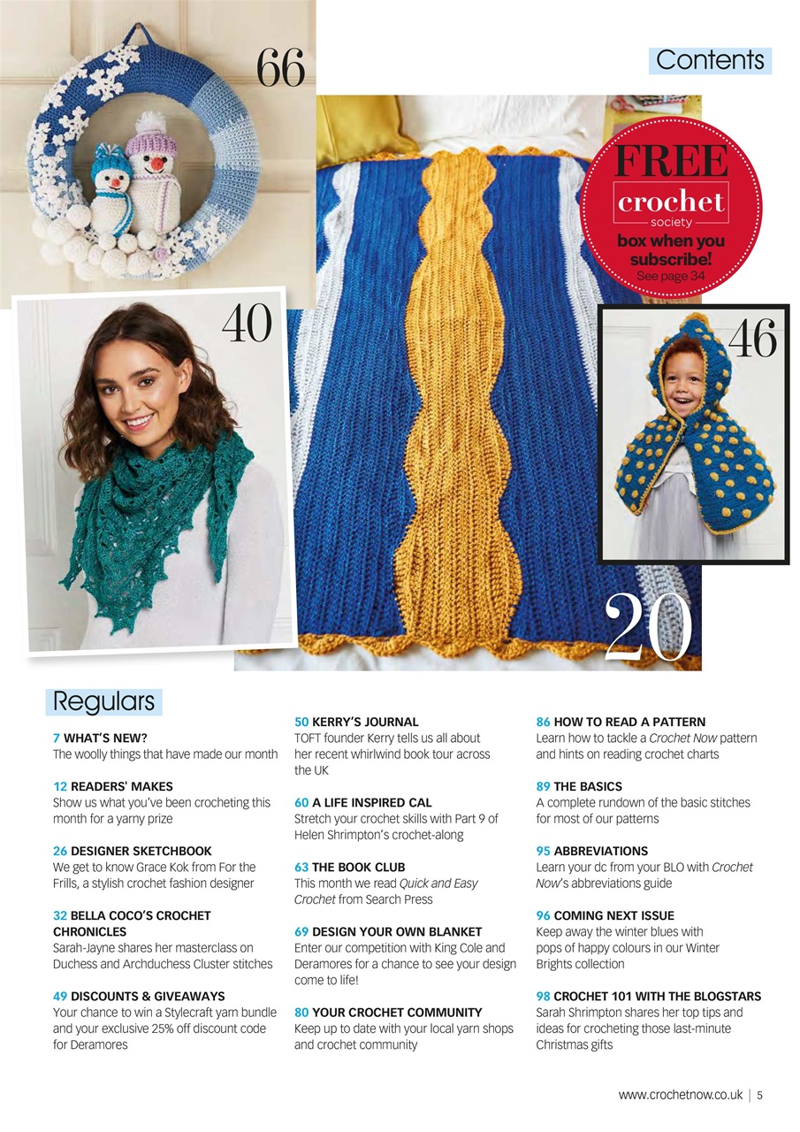 Crochet Now Magazine Preview Pages