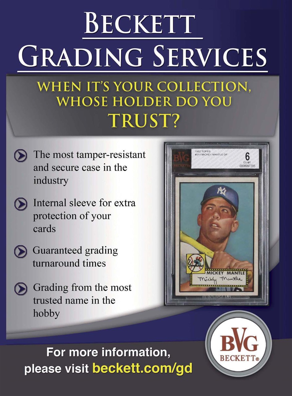 Beckett Baseball Magazine Preview Pages