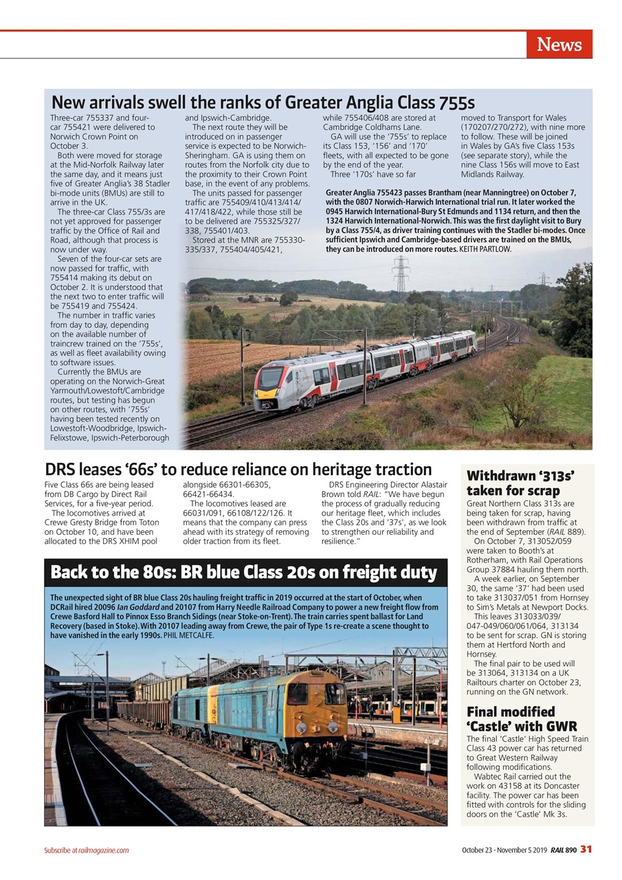 Rail Preview Pages
