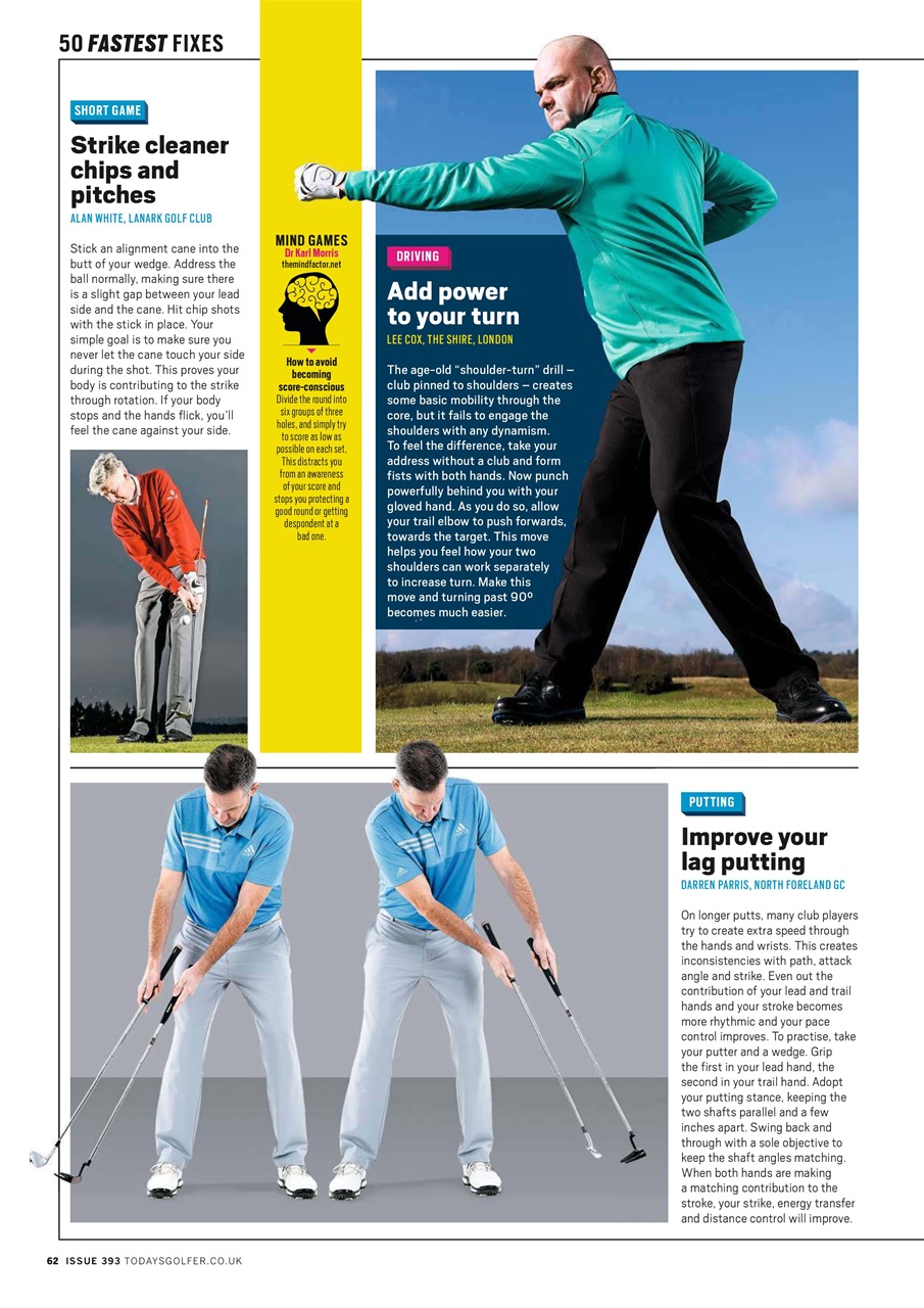 Today's Golfer Preview Pages