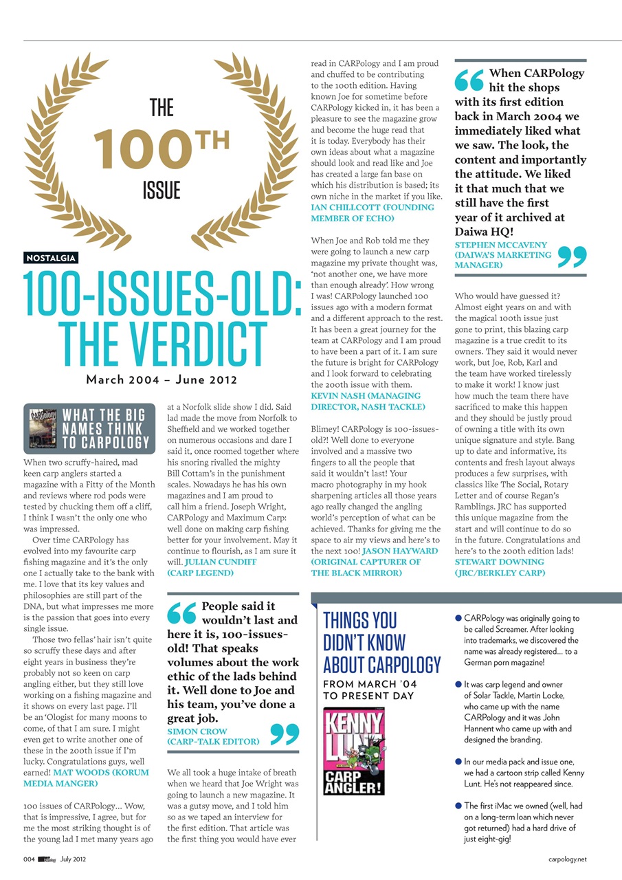 CARPology Magazine Preview Pages