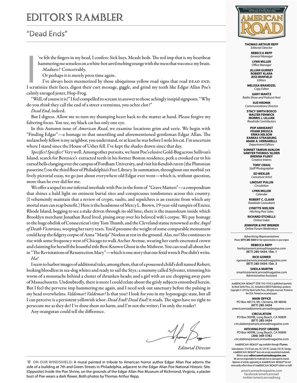 American Road Preview Pages