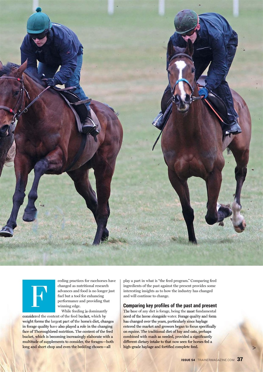 North American Trainer Magazine - horse racing Preview Pages