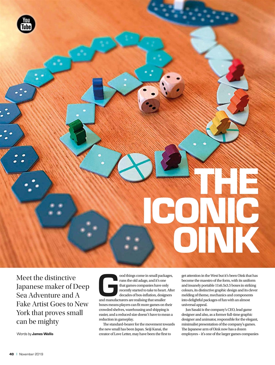 Tabletop Gaming Preview Pages