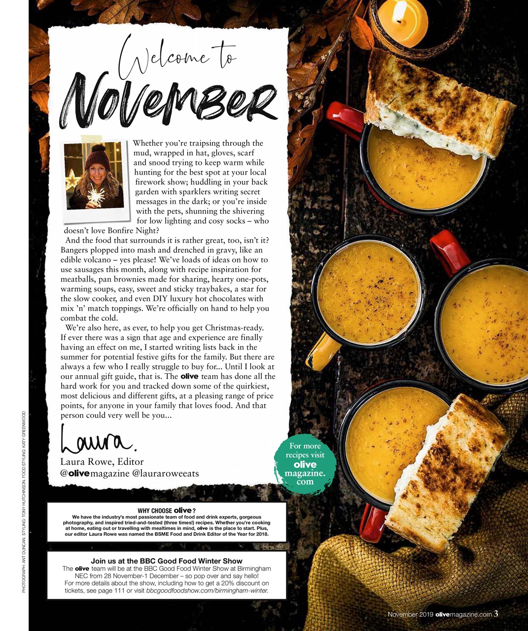 Olive Magazine Preview Pages