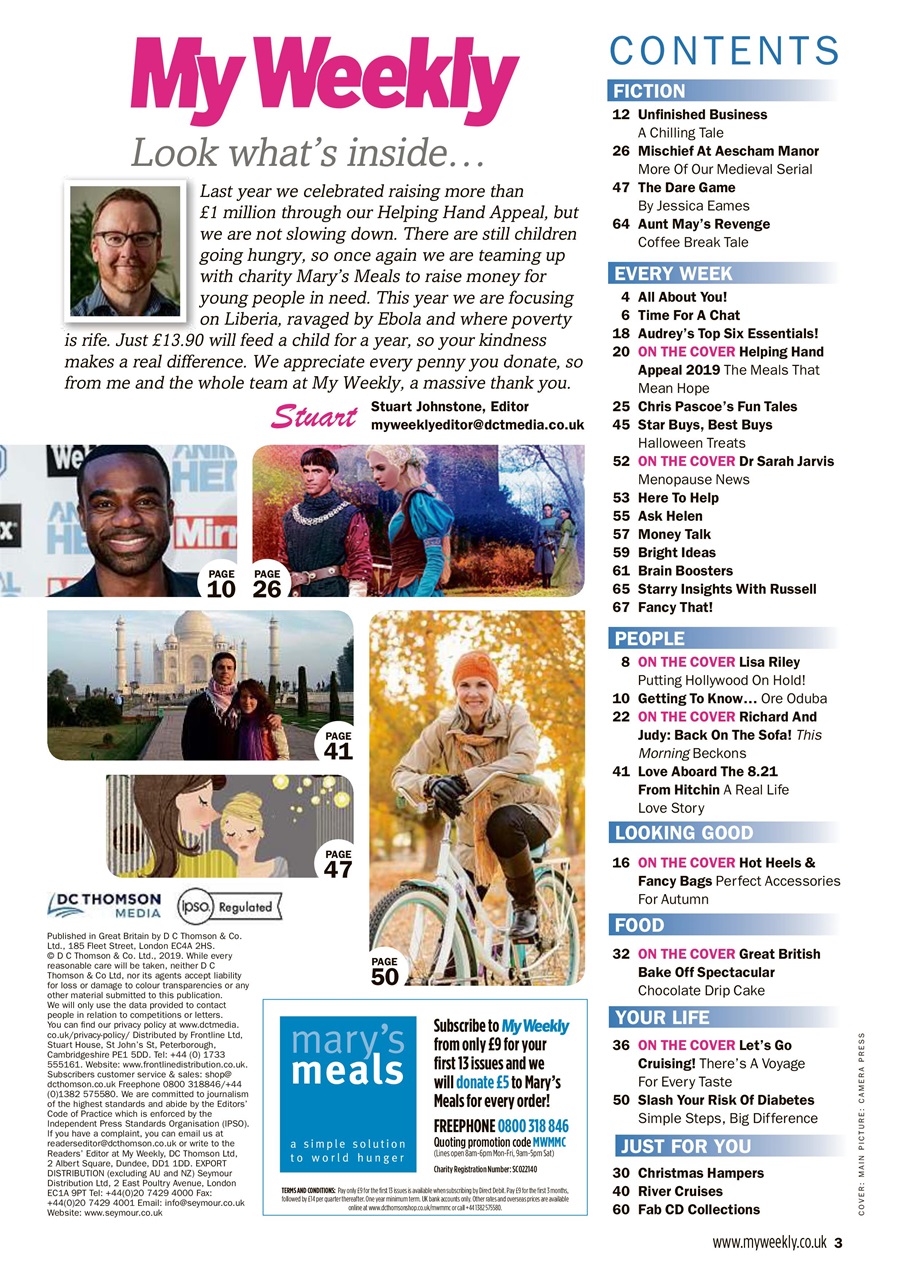 My Weekly Preview Pages