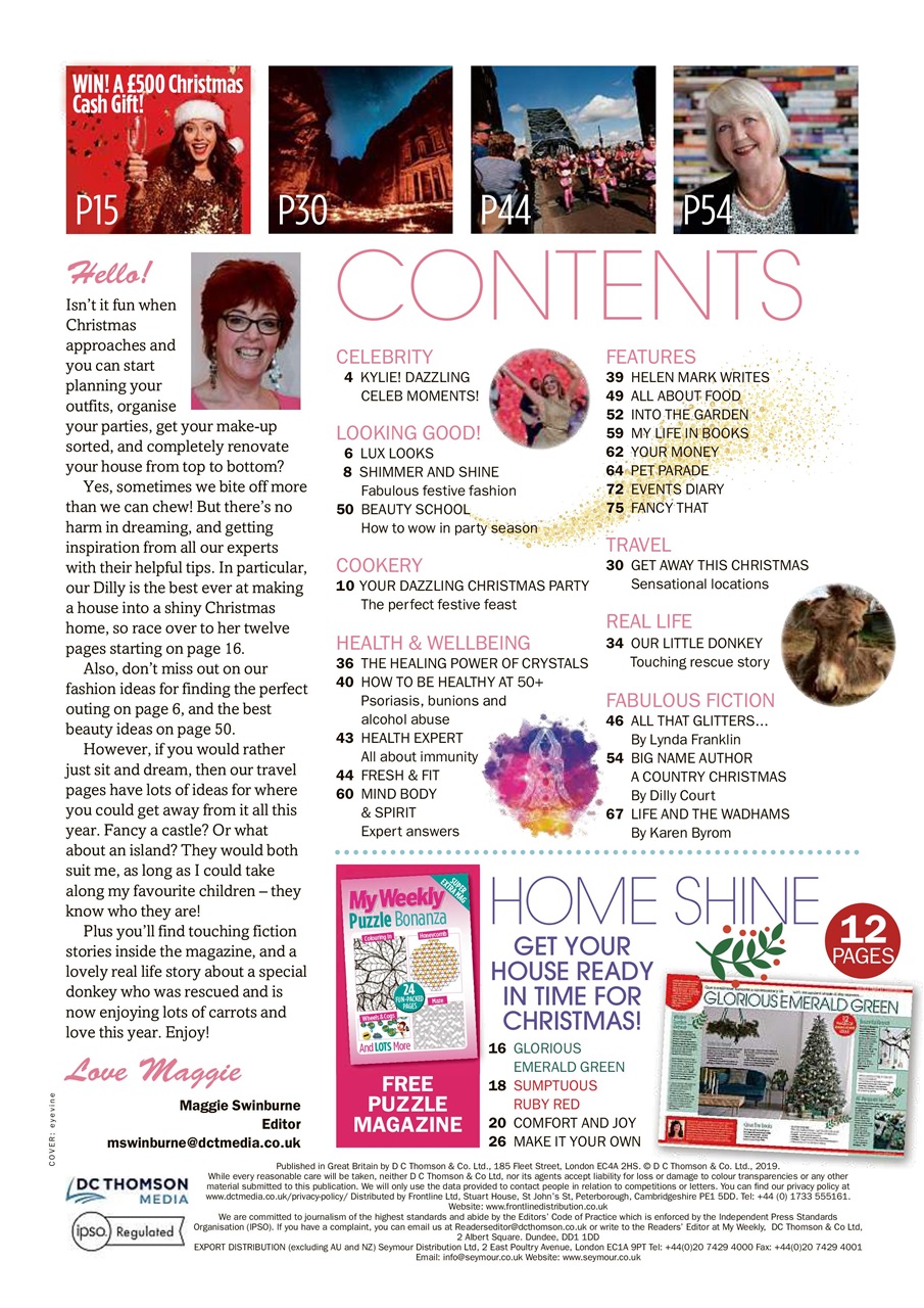 My Weekly Special Preview Pages