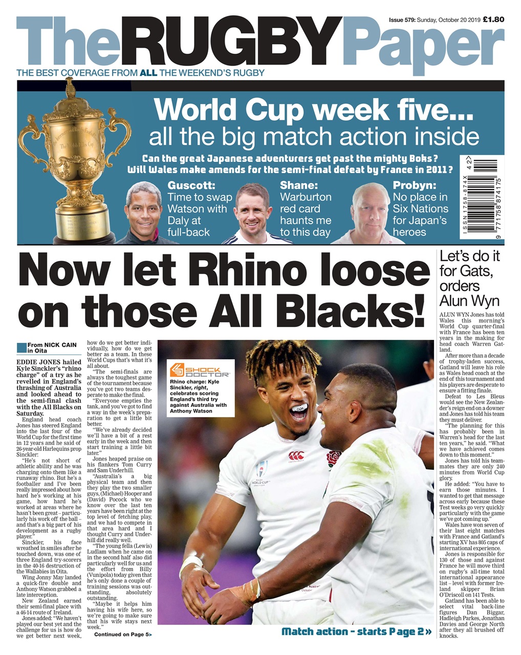 The Rugby Paper Preview Pages