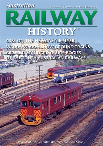 Australian Railway History issue November 2019