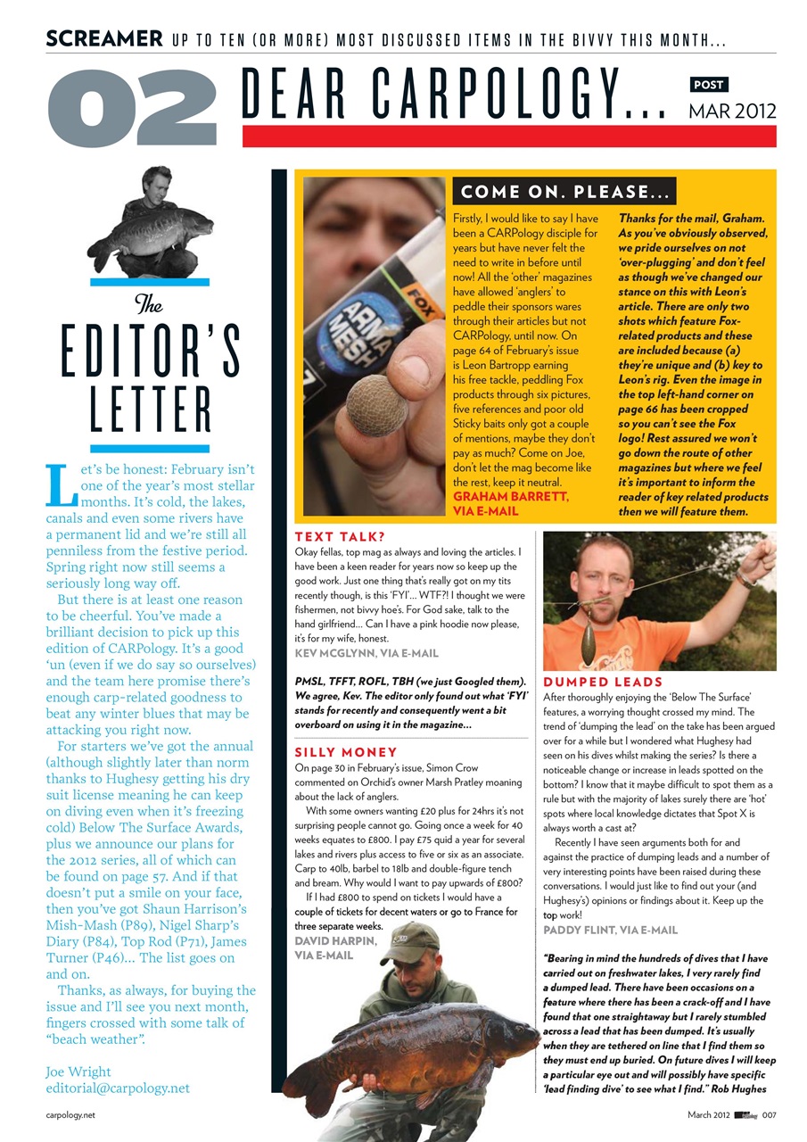 CARPology Magazine Preview Pages