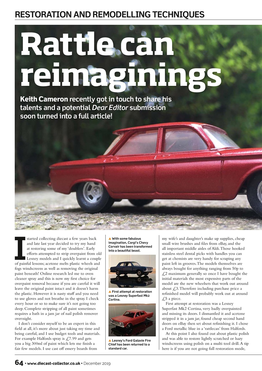 Diecast Collector Preview Pages