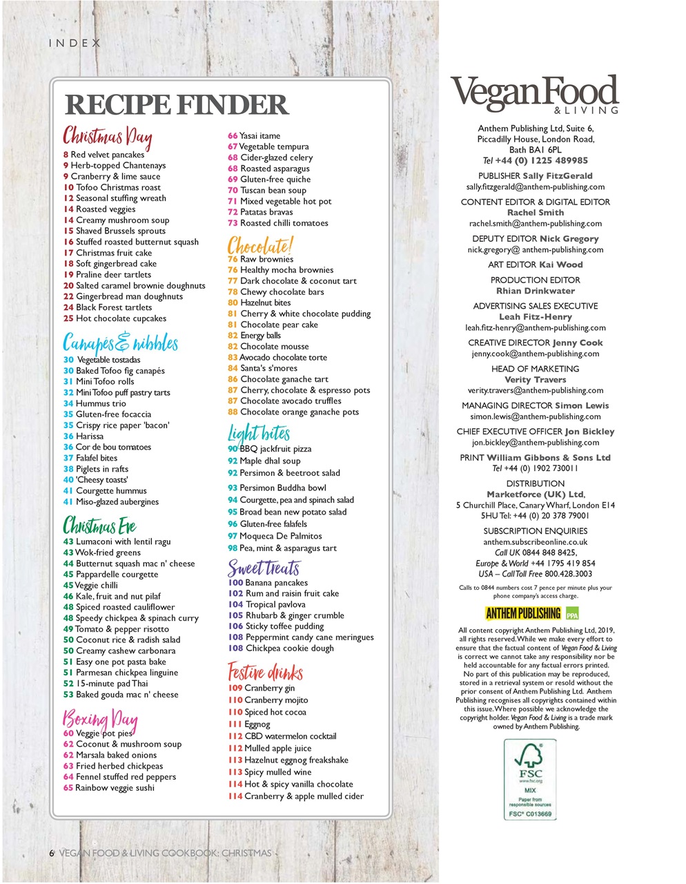 Vegan Cookbook Preview Pages