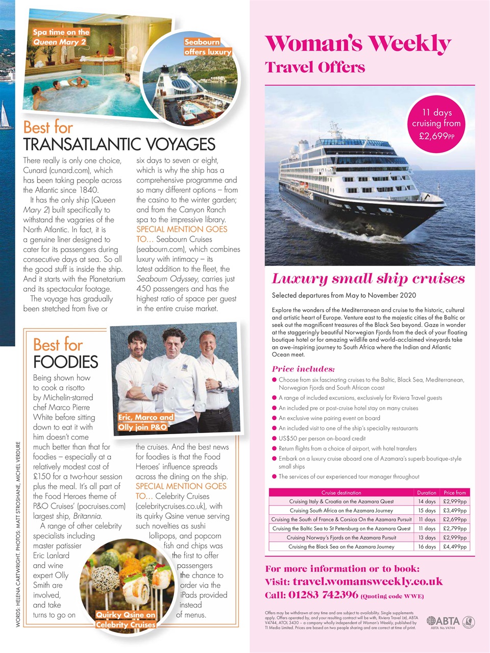 Woman's Weekly Preview Pages