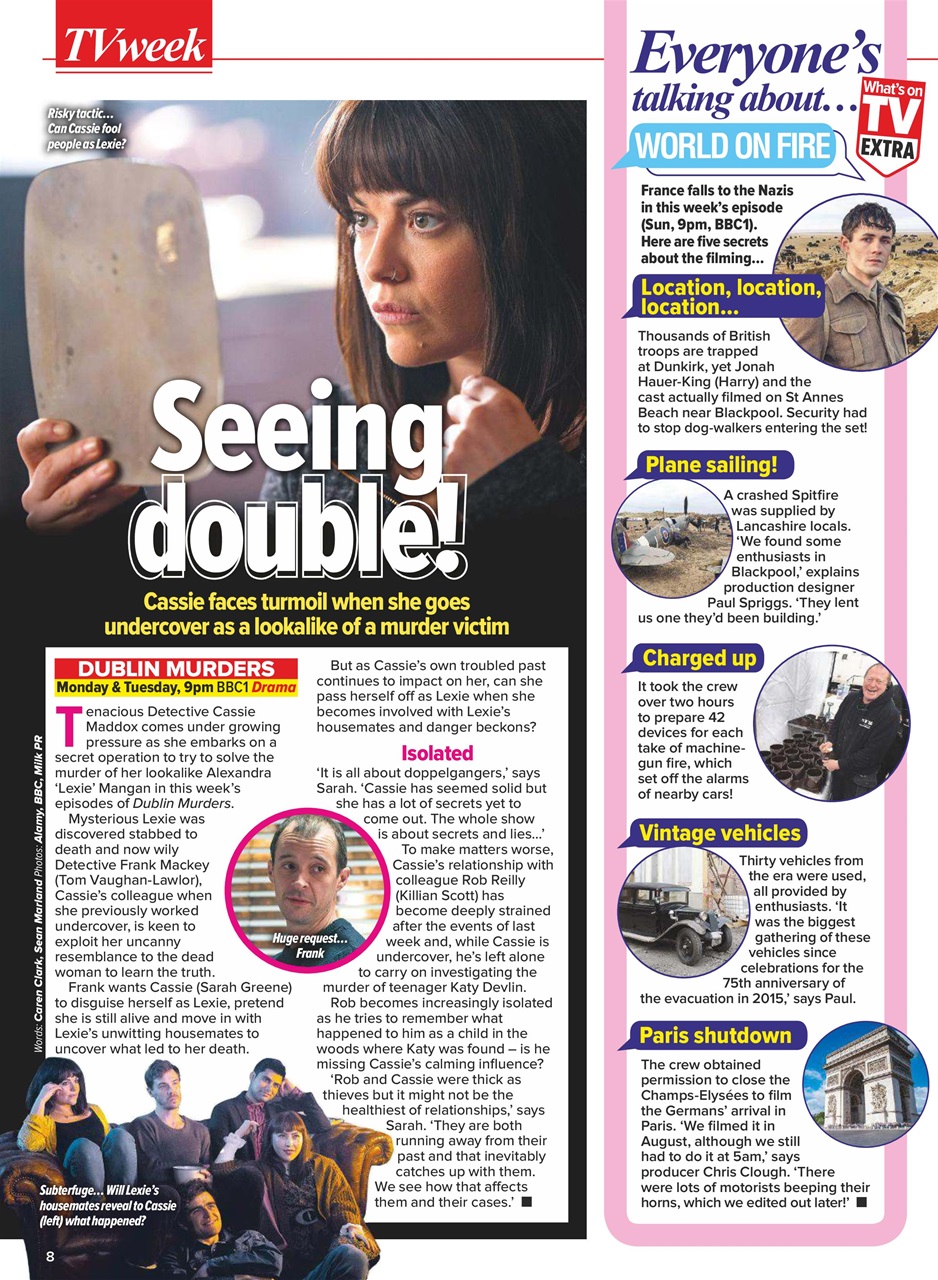 What's on TV Preview Pages