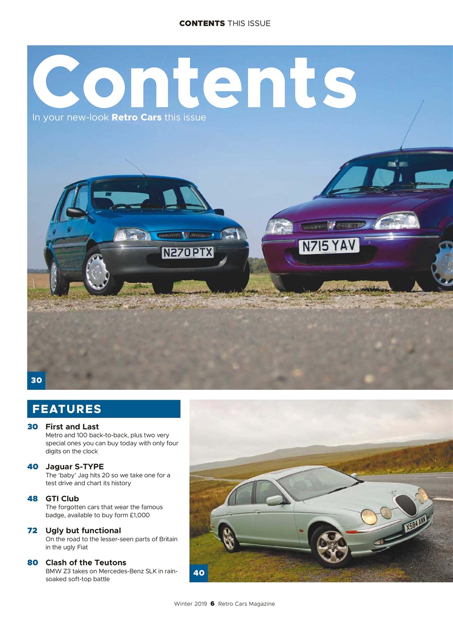 Retro Cars Preview Pages