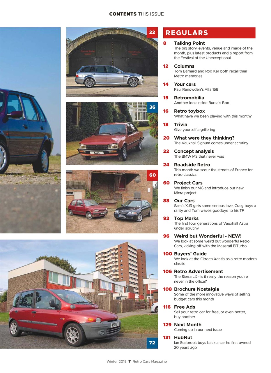 Retro Cars Preview Pages