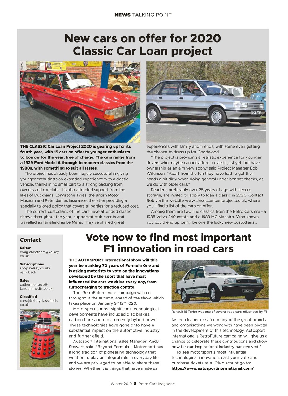 Retro Cars Preview Pages