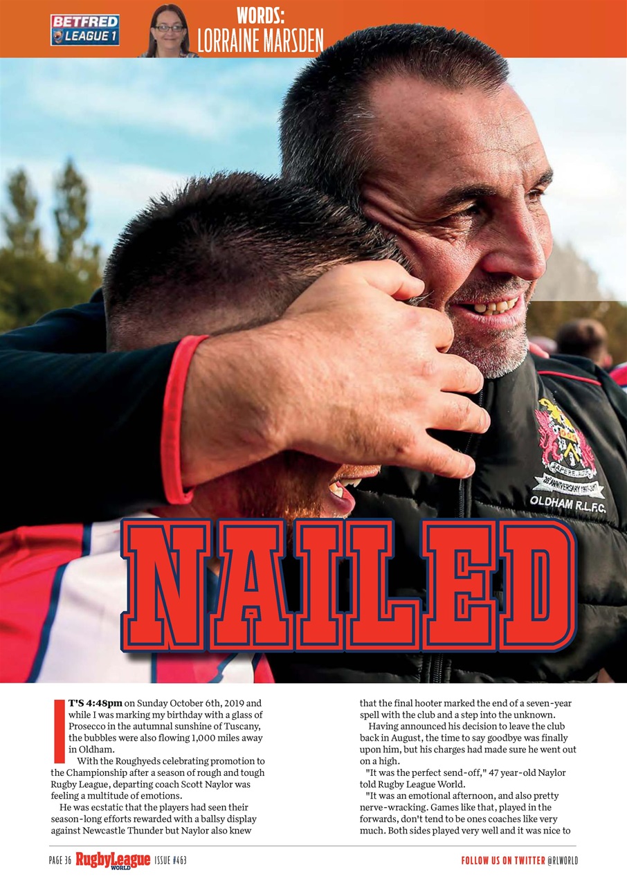 Rugby League World Preview Pages