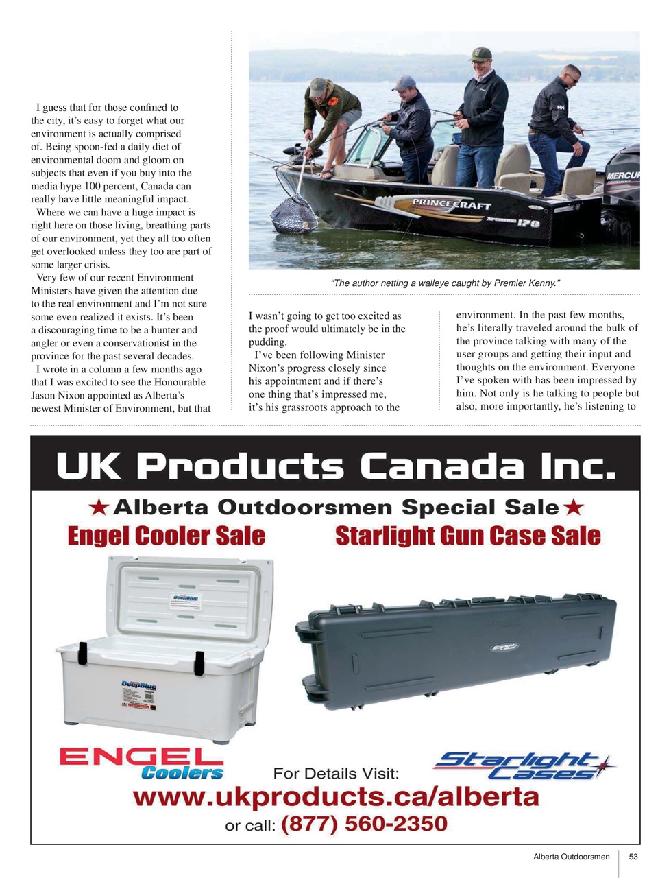 Alberta Outdoors Preview Pages